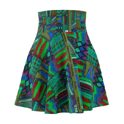 All four Psychedelic Calendar™ Skater Skirts are now available at miedesignsshop.com.