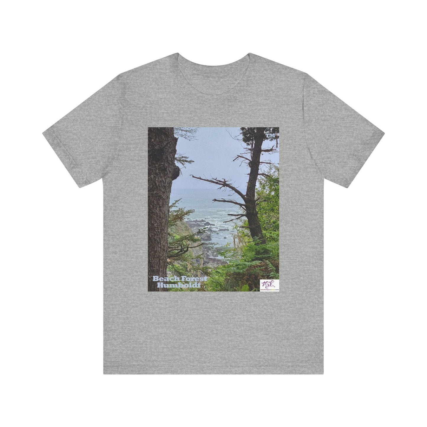 Unisex Jersey Short Sleeve Tee: "Beach Forest Humboldt(tm)"