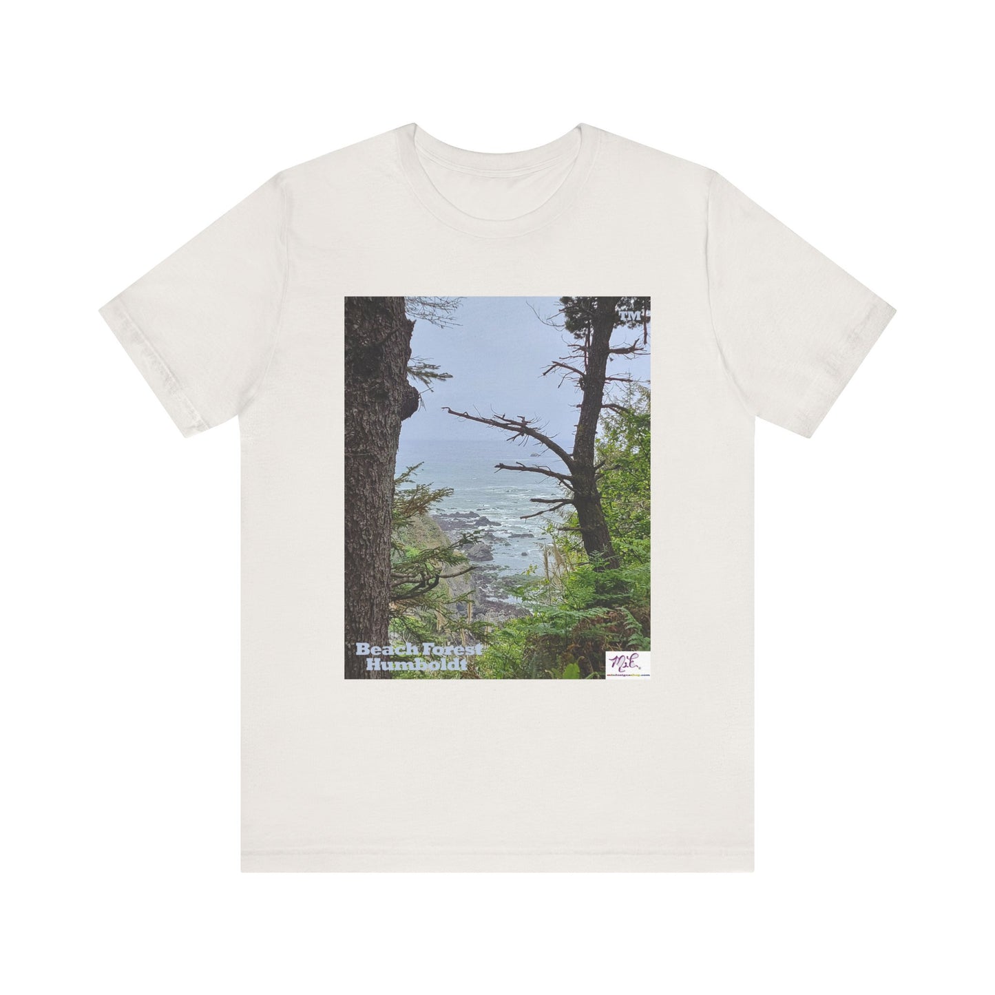 Unisex Jersey Short Sleeve Tee: "Beach Forest Humboldt(tm)"