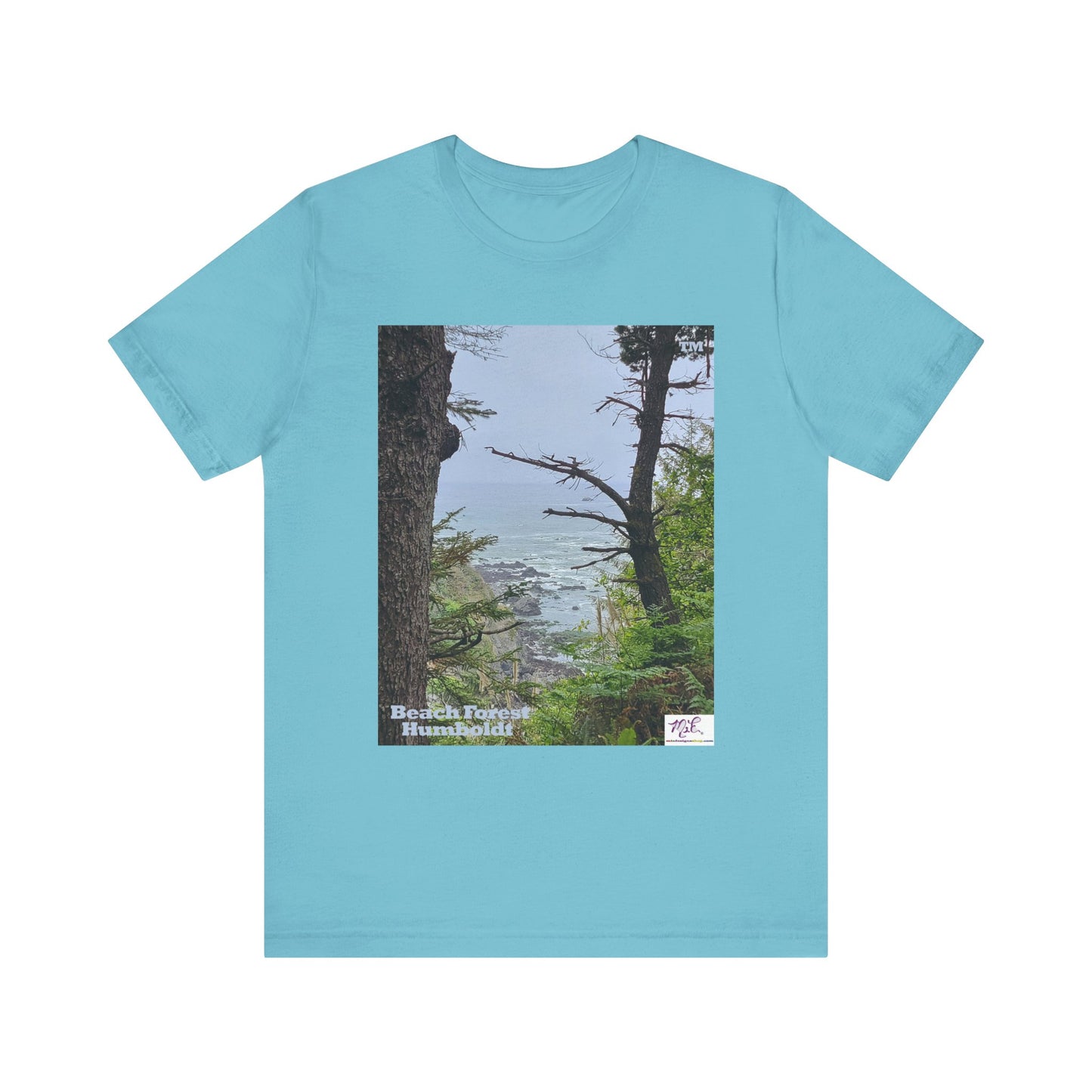 Unisex Jersey Short Sleeve Tee: "Beach Forest Humboldt(tm)"