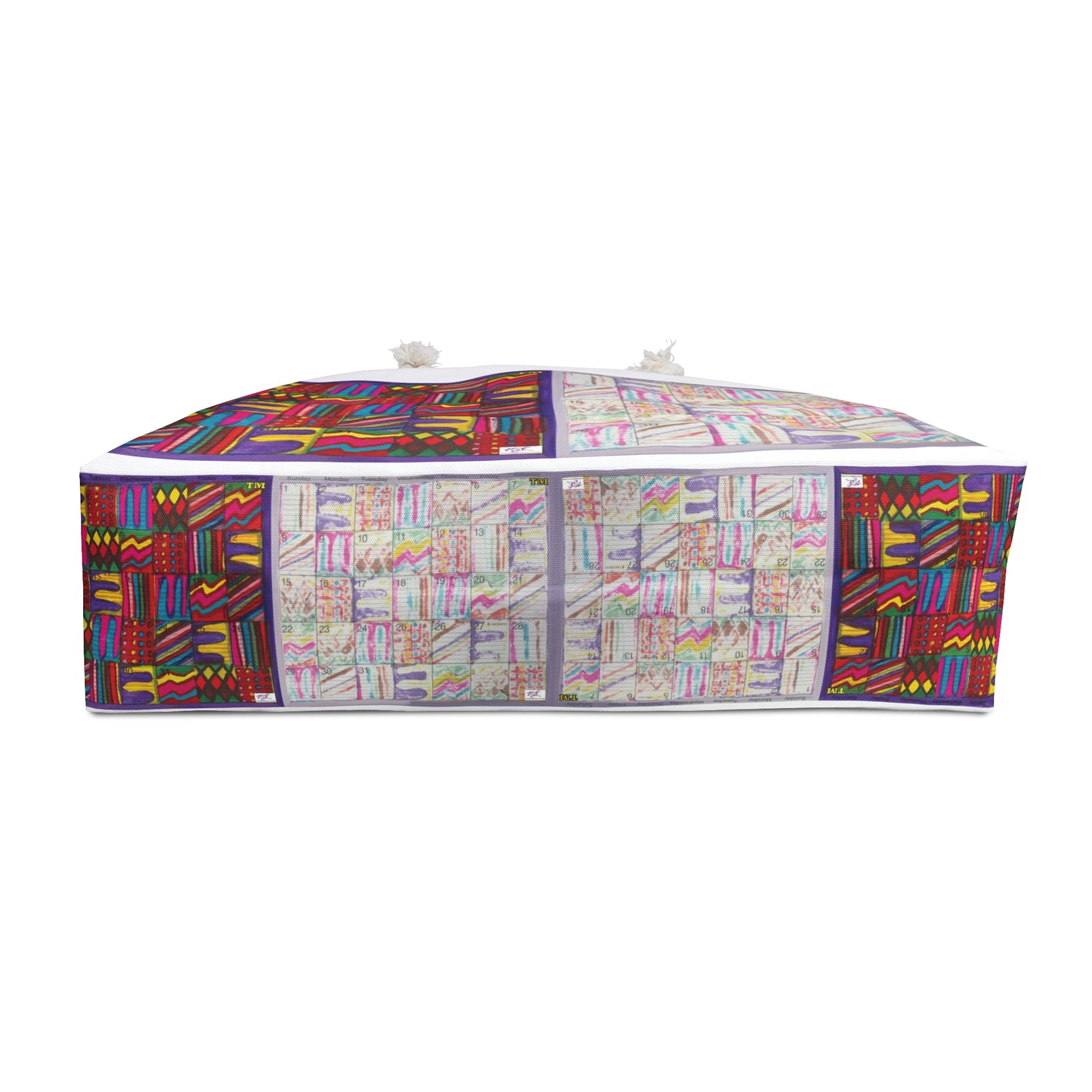 Weekender Bag: "Psychedelic Calendar(tm)" - Vibrant and Seeped