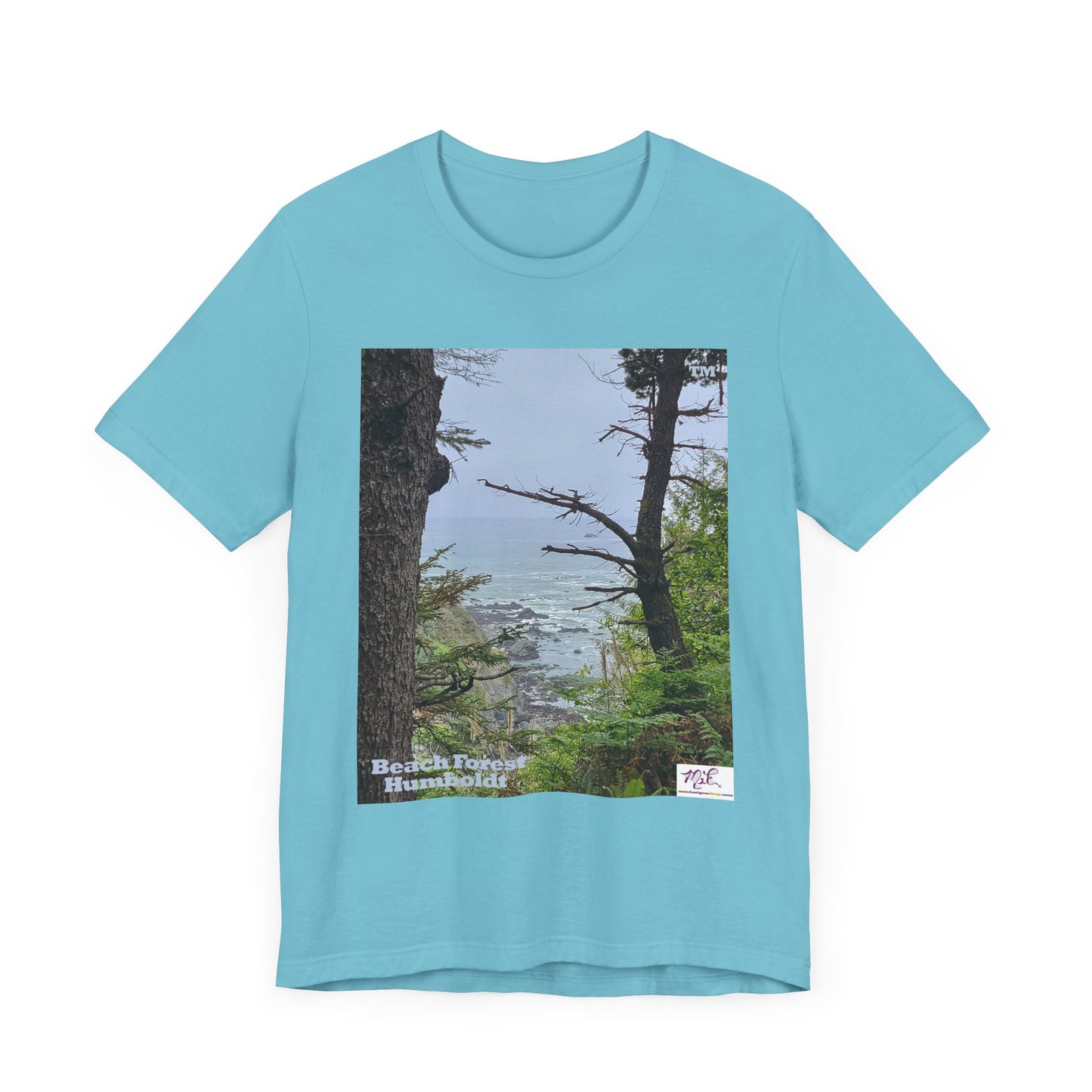 Unisex Jersey Short Sleeve Tee: "Beach Forest Humboldt(tm)"