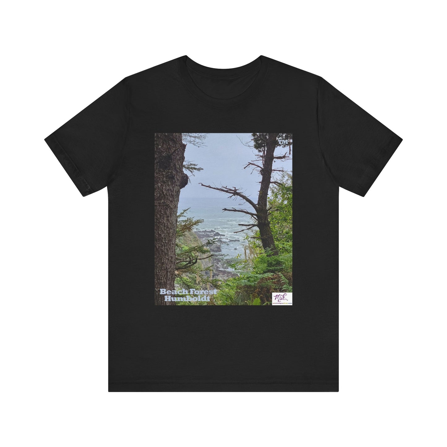 Unisex Jersey Short Sleeve Tee: "Beach Forest Humboldt(tm)"