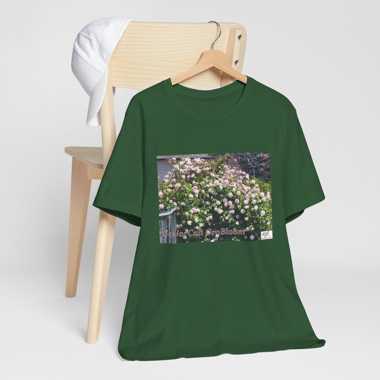 Unisex Jersey Short Sleeve Tee: "SoNorCali(tm) OroBloom(tm)"
