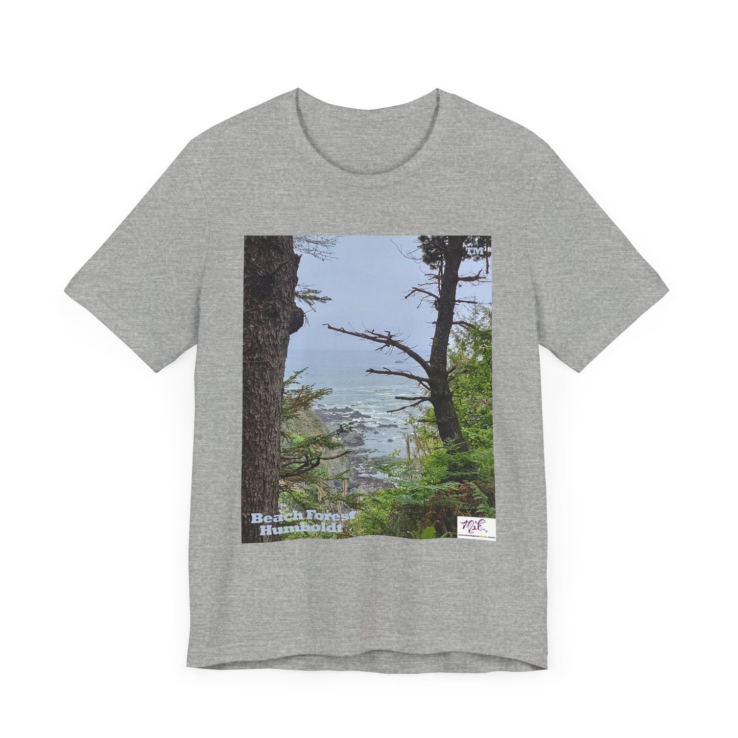 Unisex Jersey Short Sleeve Tee: "Beach Forest Humboldt(tm)"
