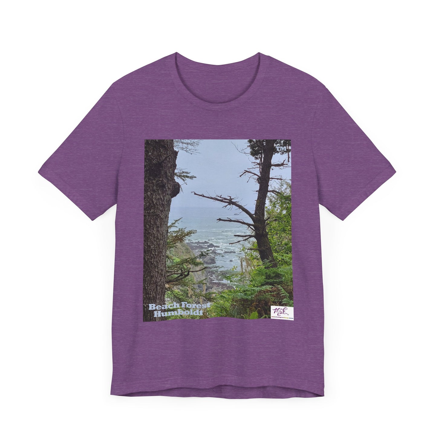 Unisex Jersey Short Sleeve Tee: "Beach Forest Humboldt(tm)"