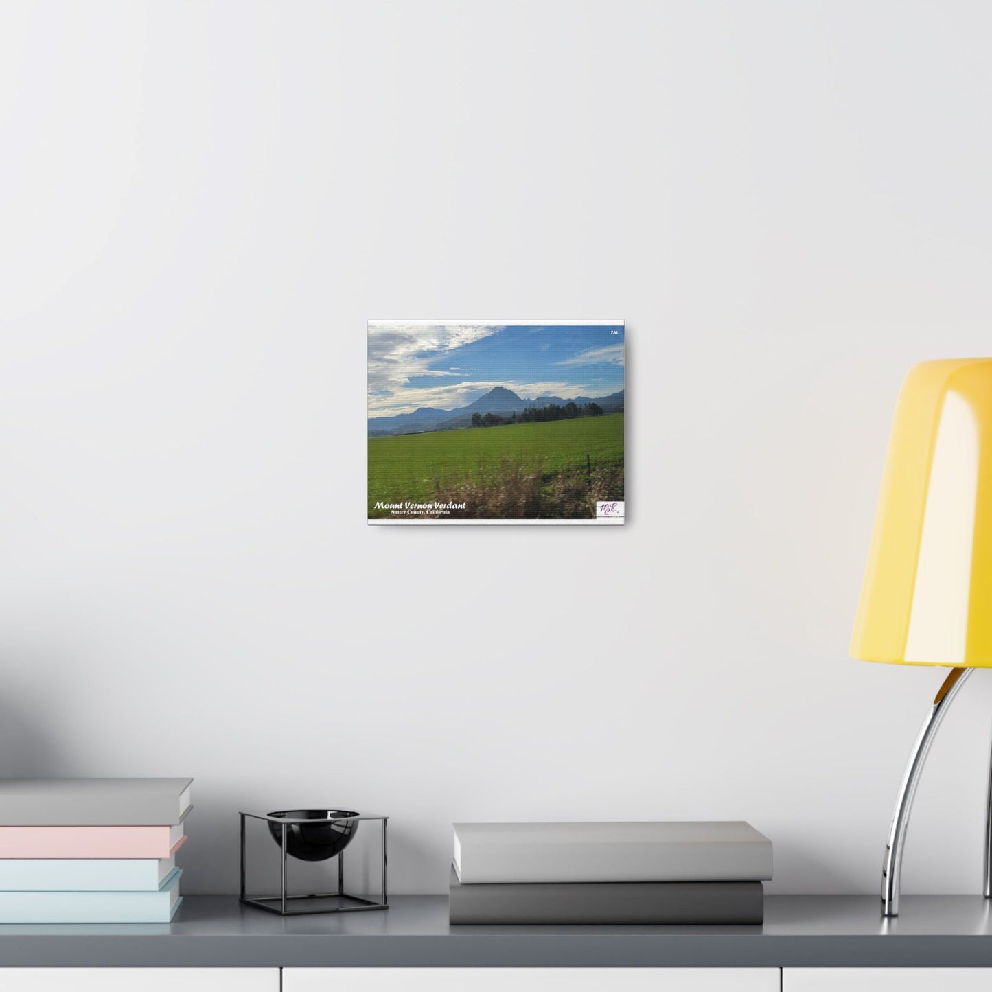 Canvas Gallery Wraps: "Mount Vernon Verdant(tm)" - MiE Designs Shop miedesignsshop.com Mount Vernon, part of the Sutter Buttes. 8x10 inch