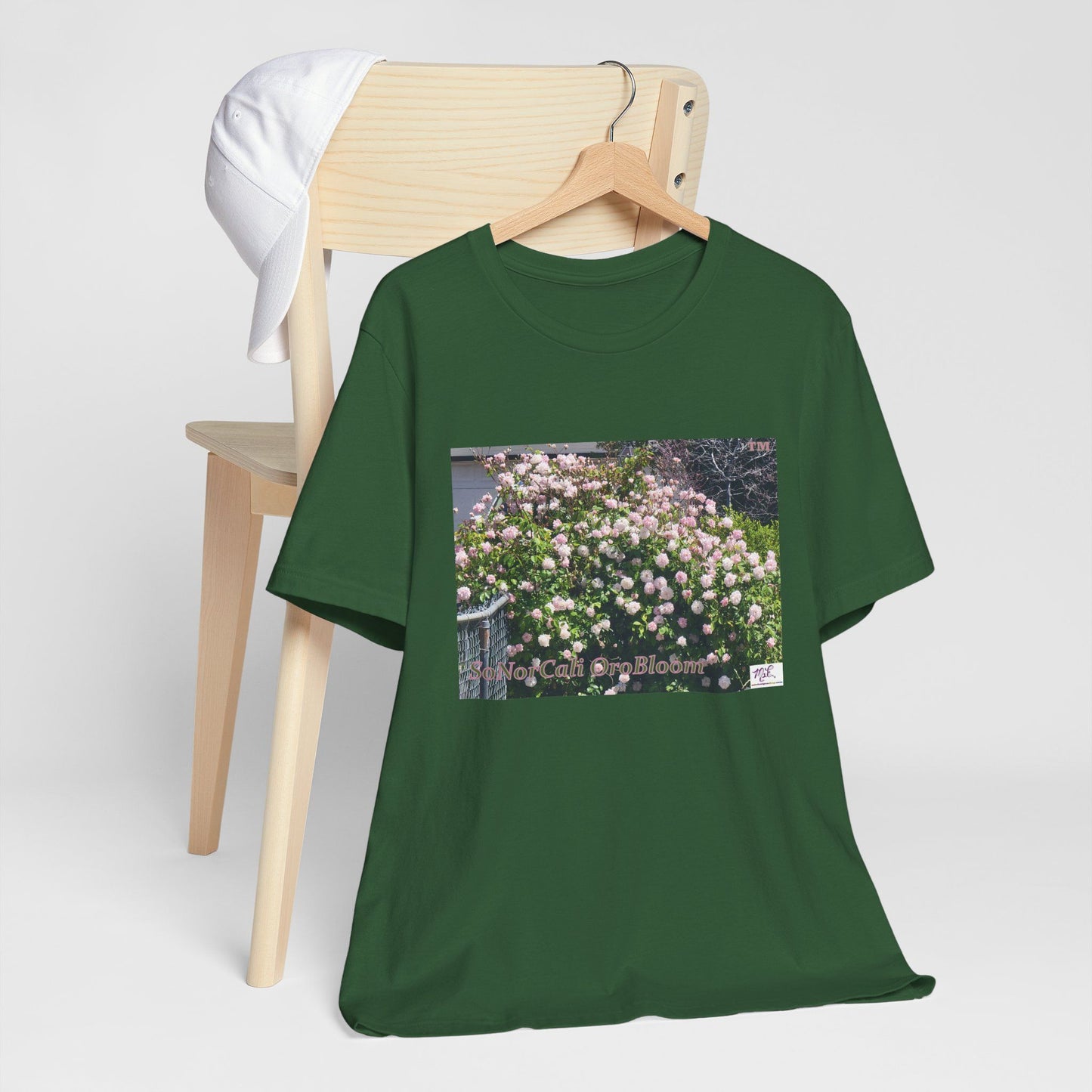 Unisex Jersey Short Sleeve Tee: "SoNorCali(tm) OroBloom(tm)"
