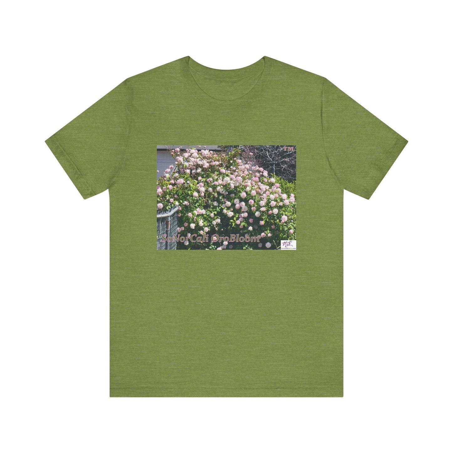 Unisex Jersey Short Sleeve Tee: "SoNorCali(tm) OroBloom(tm)"