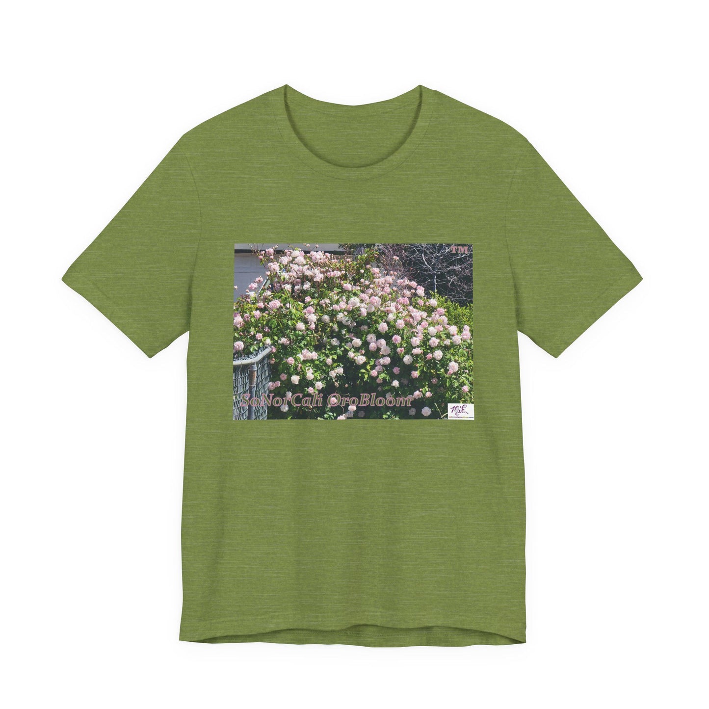 Unisex Jersey Short Sleeve Tee: "SoNorCali(tm) OroBloom(tm)"
