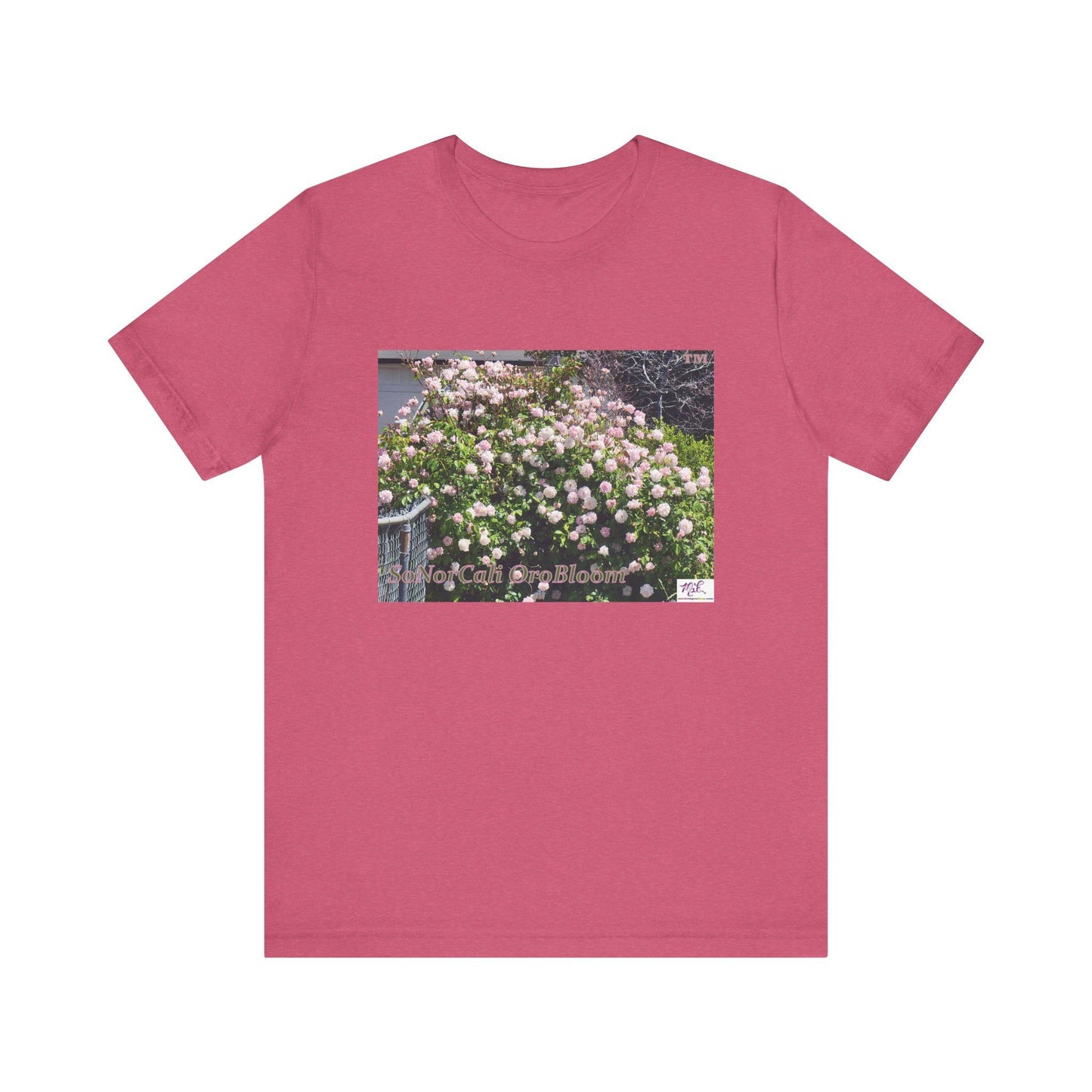 Unisex Jersey Short Sleeve Tee: "SoNorCali(tm) OroBloom(tm)"