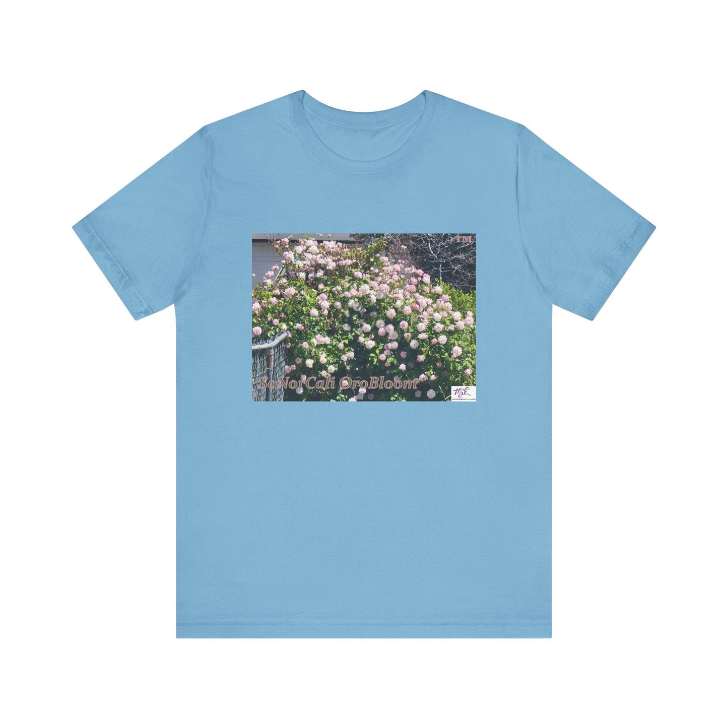 Unisex Jersey Short Sleeve Tee: "SoNorCali(tm) OroBloom(tm)"