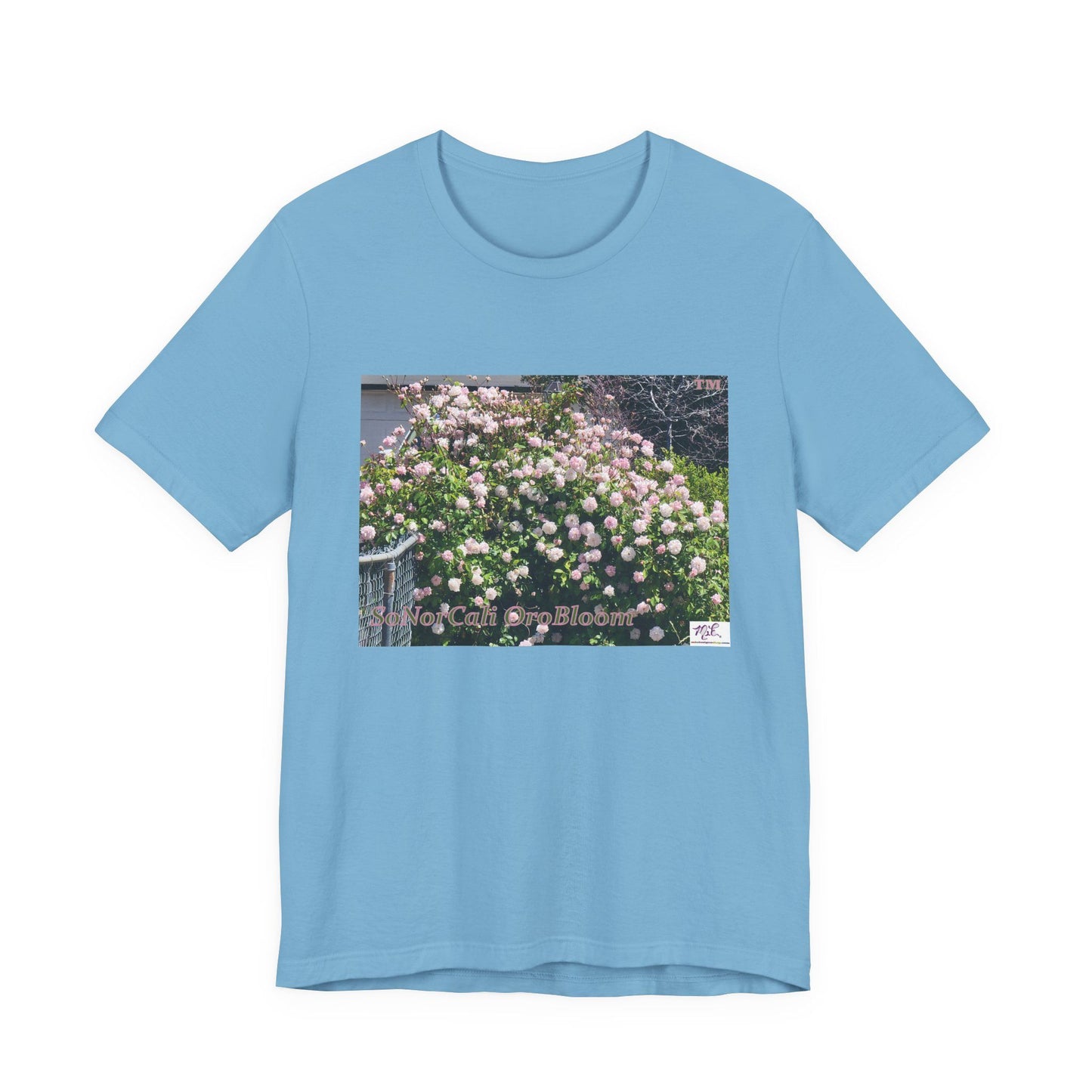 Unisex Jersey Short Sleeve Tee: "SoNorCali(tm) OroBloom(tm)"