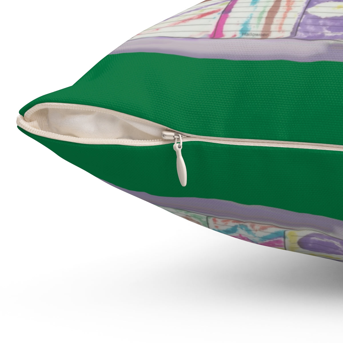 Spun Polyester Square Pillow: Psychedelic Calendar(tm) - Seeped - No Text