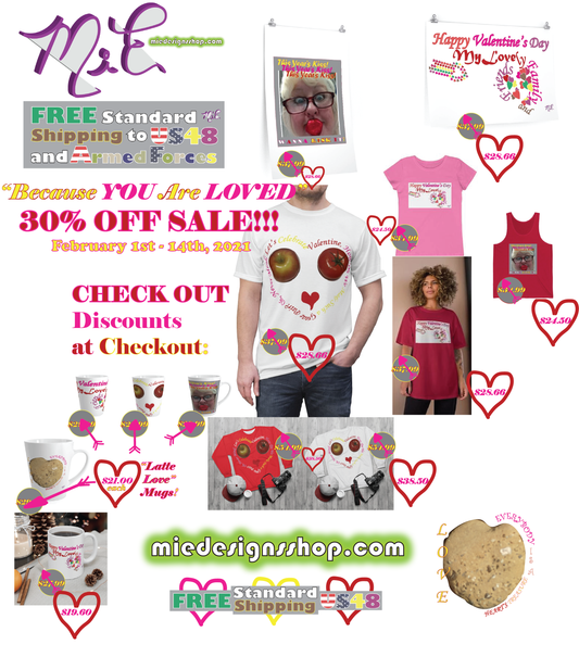 "Because YOU Are LOVED" 30% OFF SALE!