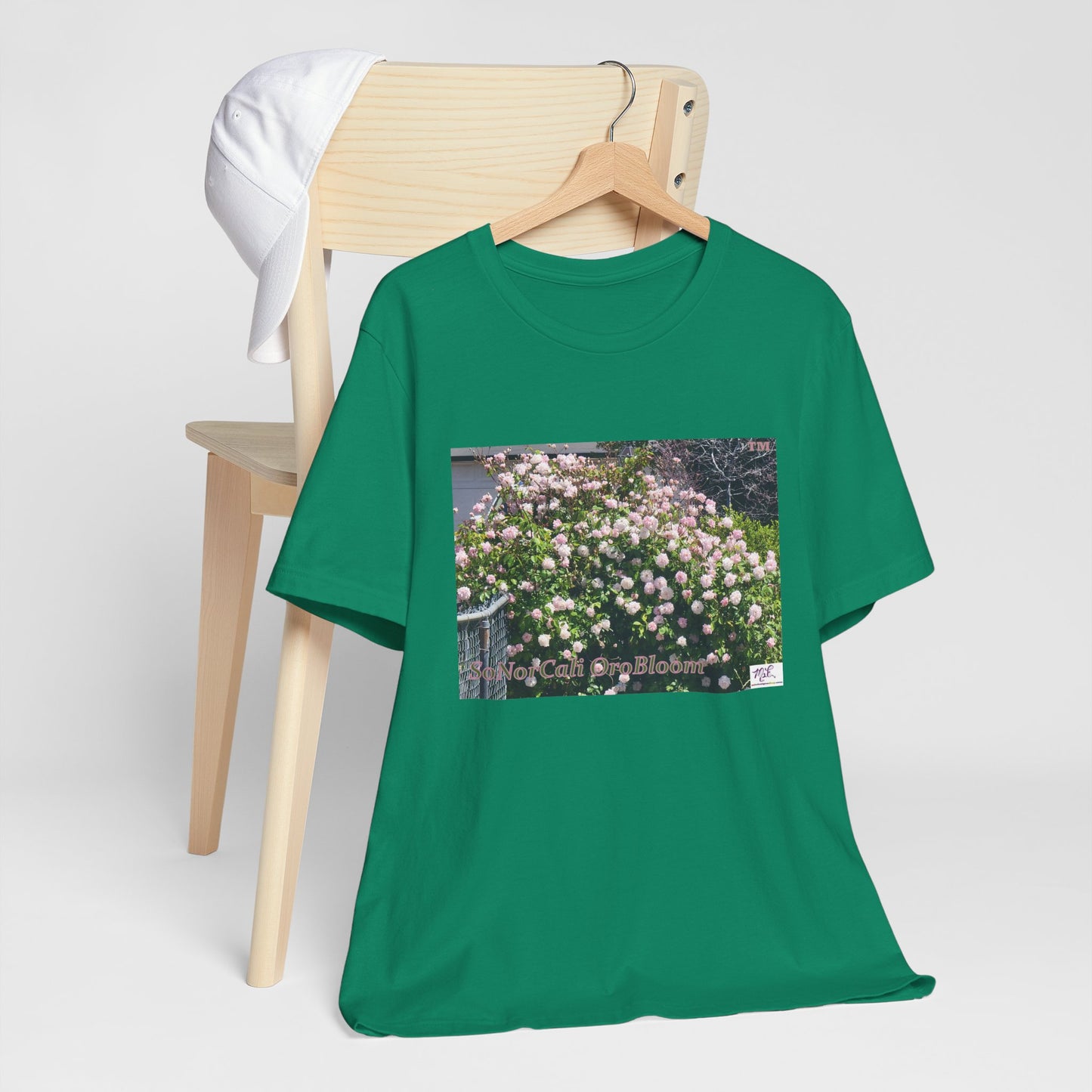 Unisex Jersey Short Sleeve Tee: "SoNorCali(tm) OroBloom(tm)"