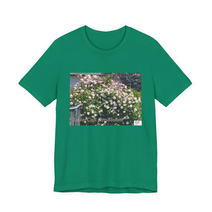 Unisex Jersey Short Sleeve Tee: "SoNorCali(tm) OroBloom(tm)"