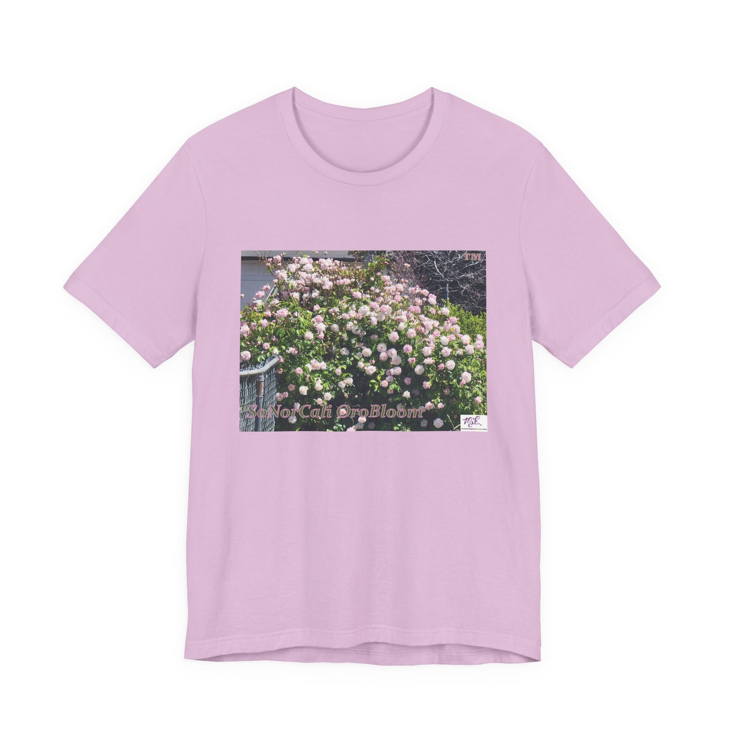 Unisex Jersey Short Sleeve Tee: "SoNorCali(tm) OroBloom(tm)"