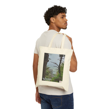 Cotton Canvas Tote Bag - Beach Forest Humboldt(tm) - Natural or Black