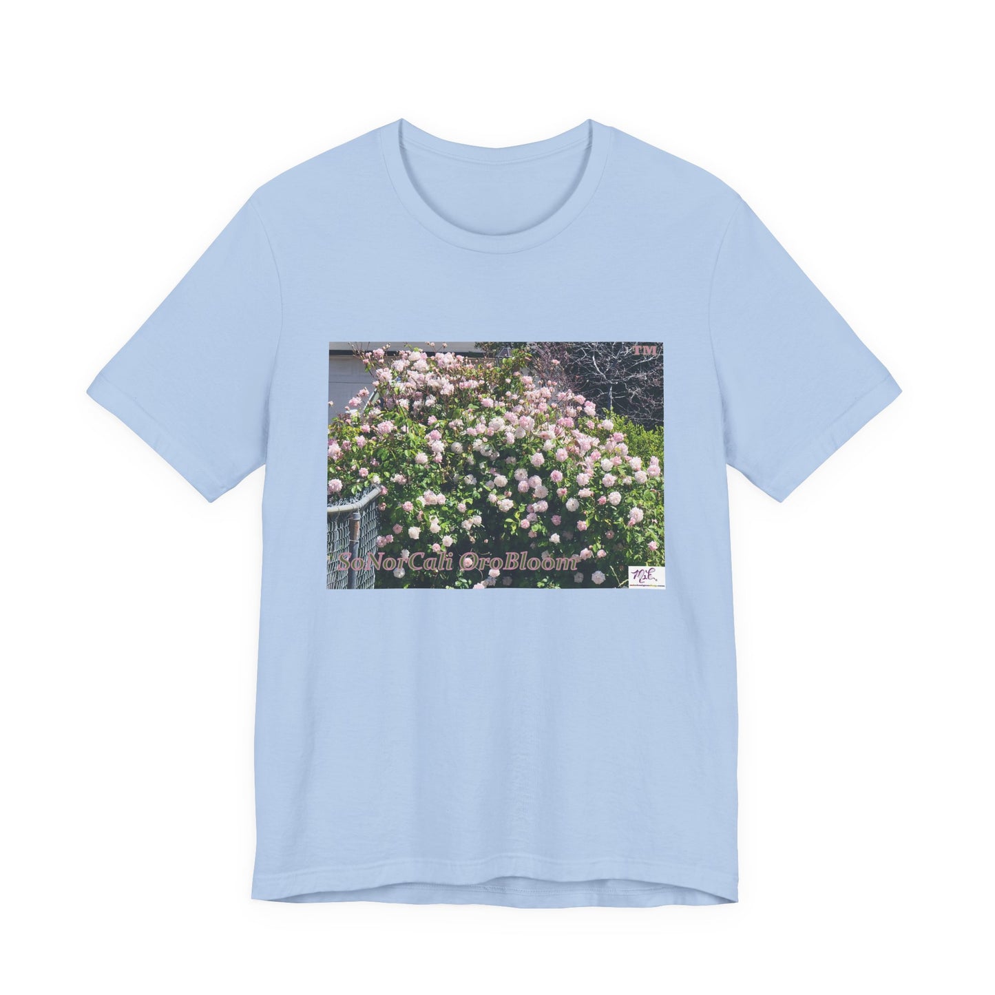 Unisex Jersey Short Sleeve Tee: "SoNorCali(tm) OroBloom(tm)"