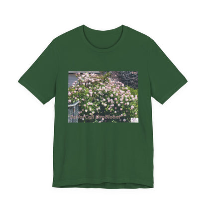 Unisex Jersey Short Sleeve Tee: "SoNorCali(tm) OroBloom(tm)"