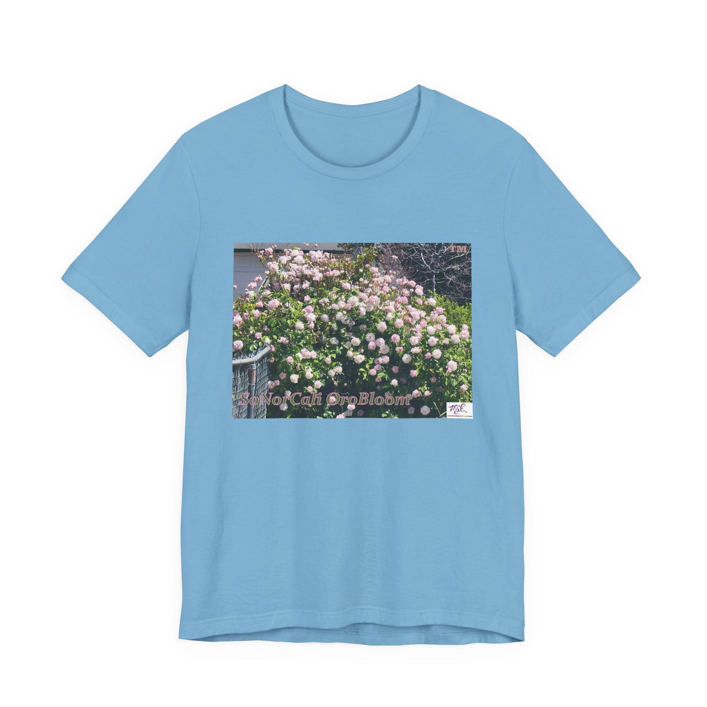 Unisex Jersey Short Sleeve Tee: "SoNorCali(tm) OroBloom(tm)"