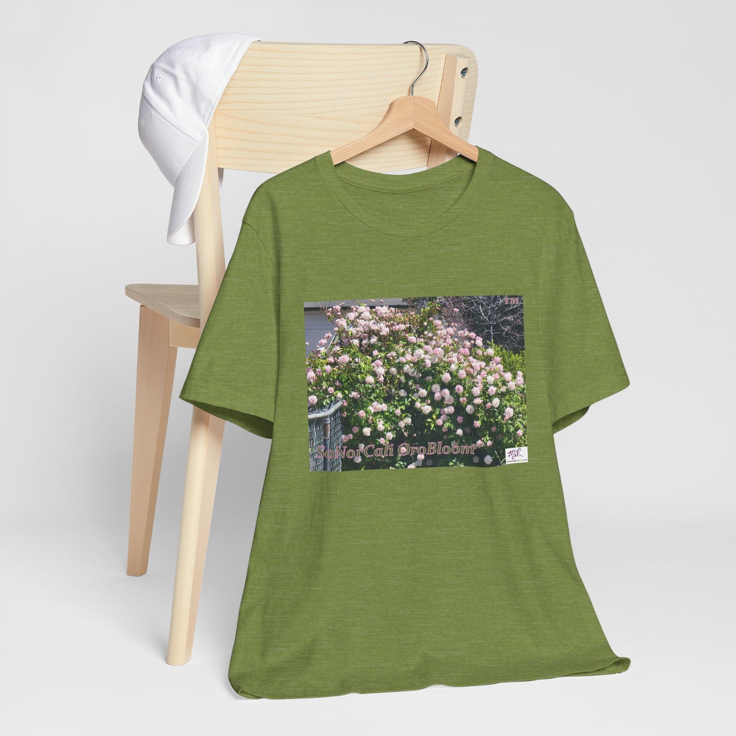 Unisex Jersey Short Sleeve Tee: "SoNorCali(tm) OroBloom(tm)"