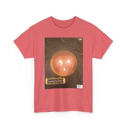 Unisex Heavy Cotton Tee: Shocked Monkey(tm) - Seven Colors