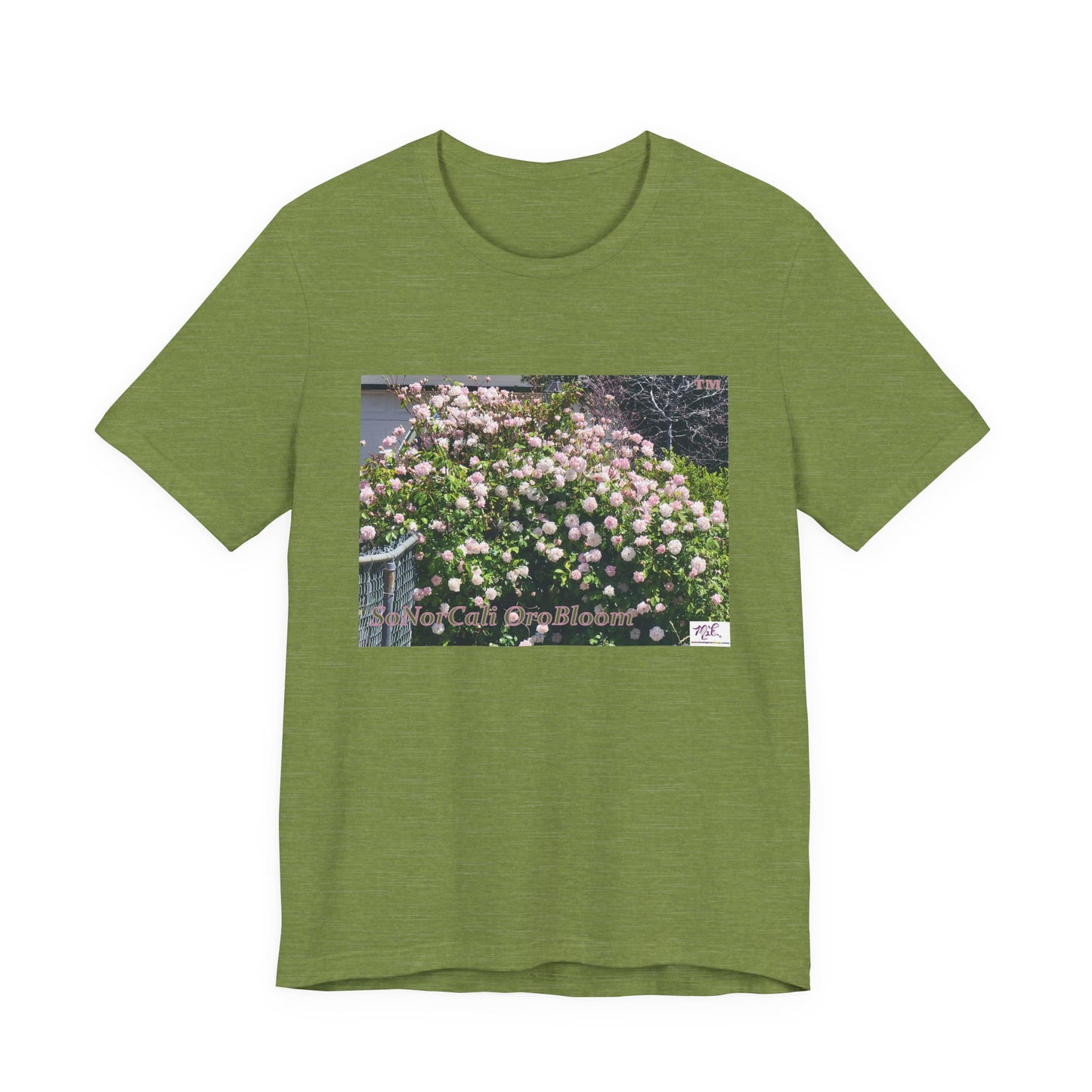 Unisex Jersey Short Sleeve Tee: "SoNorCali(tm) OroBloom(tm)"