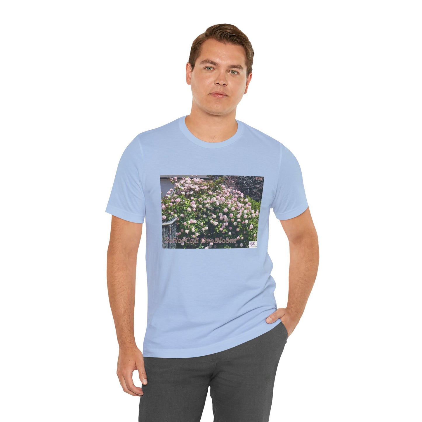 Unisex Jersey Short Sleeve Tee: "SoNorCali(tm) OroBloom(tm)"