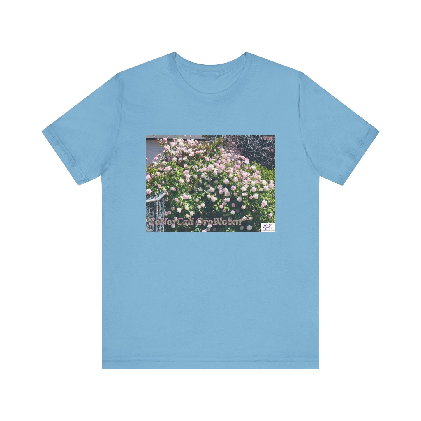 Unisex Jersey Short Sleeve Tee: "SoNorCali(tm) OroBloom(tm)"