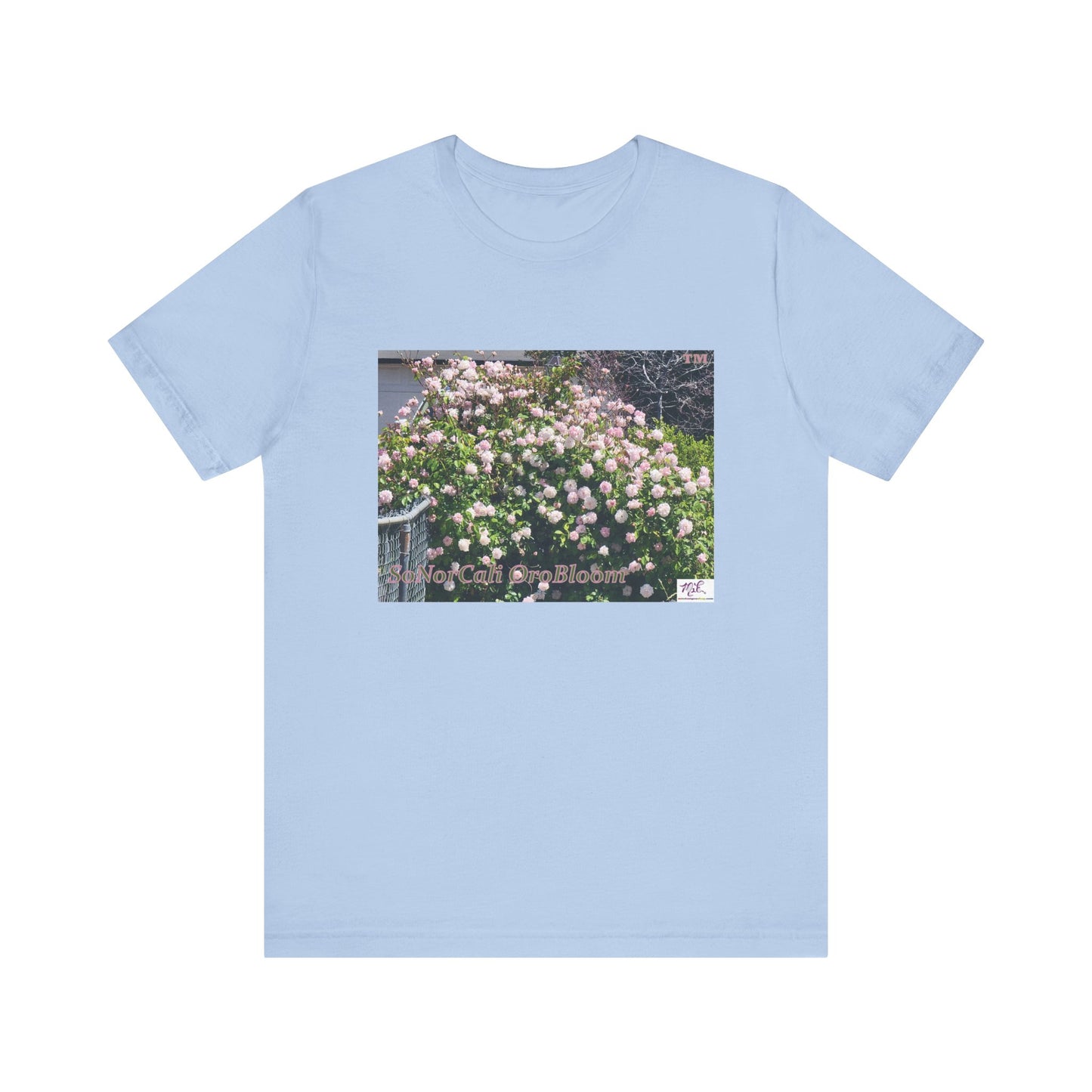 Unisex Jersey Short Sleeve Tee: "SoNorCali(tm) OroBloom(tm)"