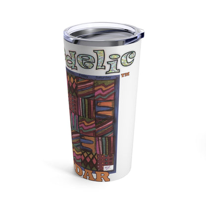 Tumbler 20oz:  "Psychedelic Calendar(tm)" - Muted