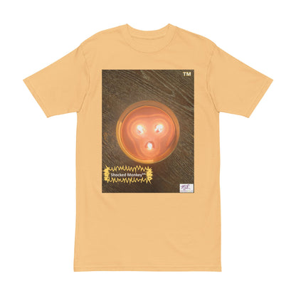 Men's Heavyweight Tee: "Shocked Monkey(tm)" - Four Colors