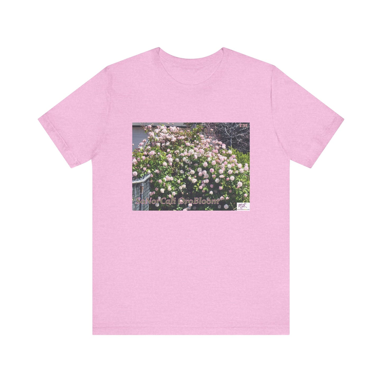 Unisex Jersey Short Sleeve Tee: "SoNorCali(tm) OroBloom(tm)"