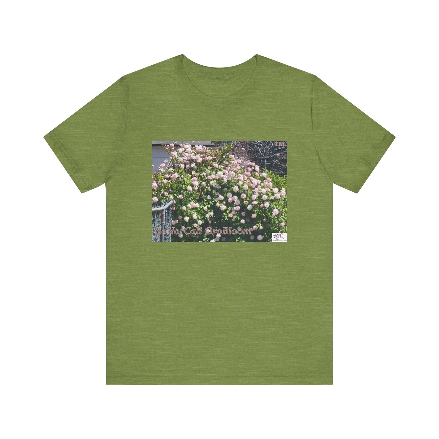 Unisex Jersey Short Sleeve Tee: "SoNorCali(tm) OroBloom(tm)"