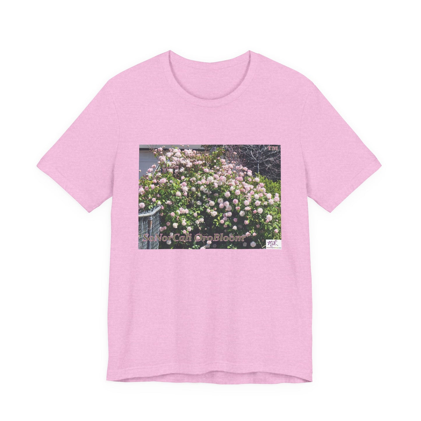 Unisex Jersey Short Sleeve Tee: "SoNorCali(tm) OroBloom(tm)"
