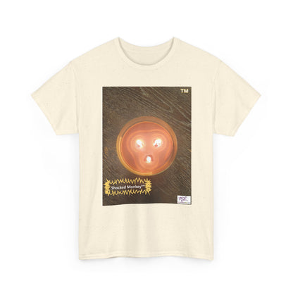 Unisex Heavy Cotton Tee: Shocked Monkey(tm) - Seven Colors