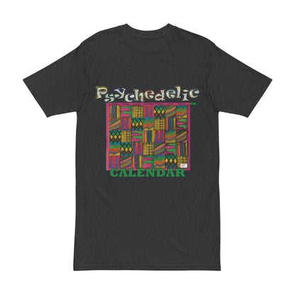 Men's Heavyweight Tee: "Psychedelic Calendar Garden(tm)" - Four Colors