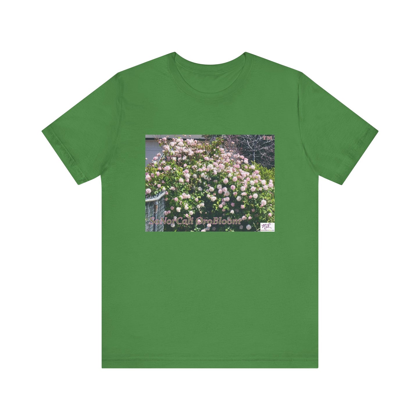Unisex Jersey Short Sleeve Tee: "SoNorCali(tm) OroBloom(tm)"