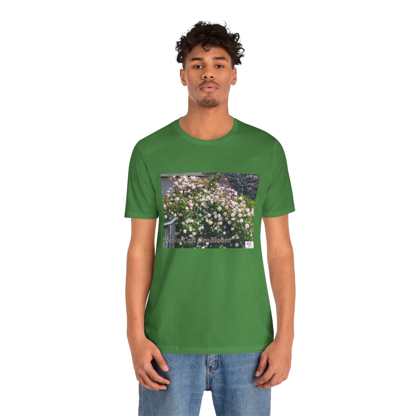 Unisex Jersey Short Sleeve Tee: "SoNorCali(tm) OroBloom(tm)"