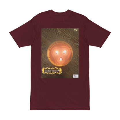 Men's Heavyweight Tee: "Shocked Monkey(tm)" - Four Colors