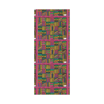 Gift Wrap Papers - "Psychedelic Calendar Garden(tm)" - Large Square - Three Sizes