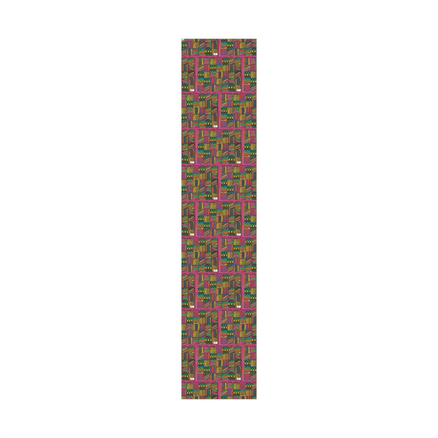 Gift Wrap Papers - "Psychedelic Calendar Garden(tm)" - Medium Square - Three Sizes