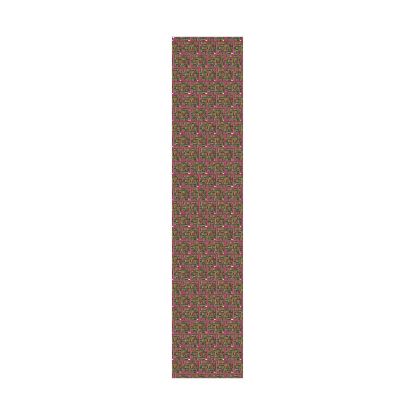 Gift Wrap Papers - "Psychedelic Calendar Garden(tm)" - Small Square - Three Sizes