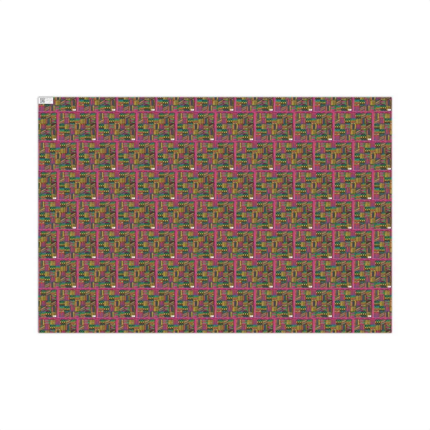 Gift Wrap Papers - "Psychedelic Calendar Garden(tm)" - Small Square - Three Sizes