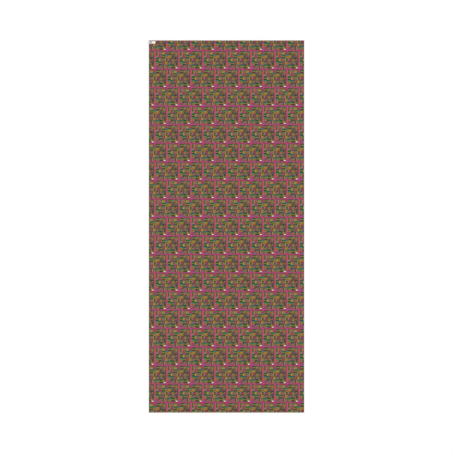 Gift Wrap Papers - "Psychedelic Calendar Garden(tm)" - Small Square - Three Sizes