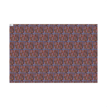 Gift Wrap Papers - "Psychedelic Calendar Muted(tm)" - Small Square - Three Sizes