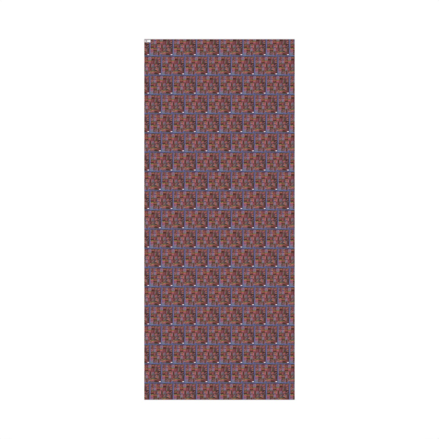 Gift Wrap Papers - "Psychedelic Calendar Muted(tm)" - Small Square - Three Sizes