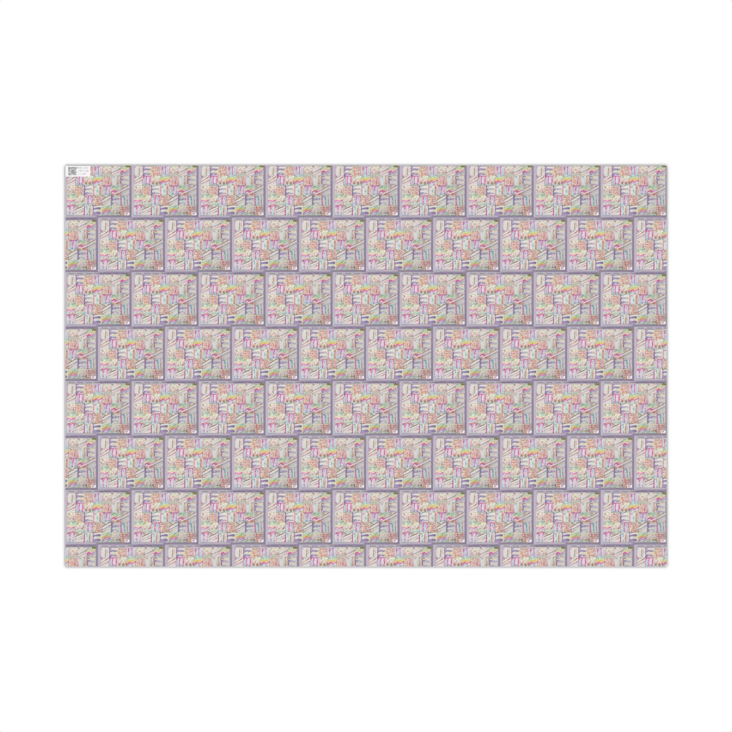 Gift Wrap Papers - "Psychedelic Calendar Seeped(tm)" - Small Square - Three Sizes